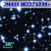 2MASS J02223339+5703553