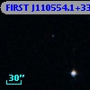 FIRST J110554.1+335802