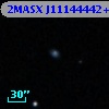 2MASX J11144442+3556100