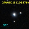 2MASX J11105576+3535343