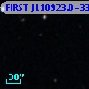FIRST J110923.0+335831