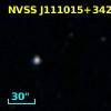 NVSS J111015+342500