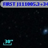 FIRST J111005.3+343107