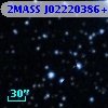2MASS J02220386+5652476