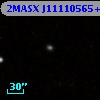 2MASX J11110565+3121513