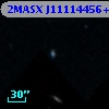 2MASX J11114456+3220099