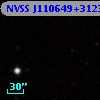 NVSS J110649+312313