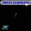 2MASX J11043436+3158146