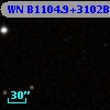 WN B1104.9+3102B