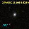 2MASX J11051526+2958421