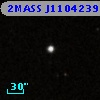 2MASS J11042393+2835302