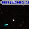 FIRST J110540.2+290728