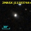 2MASX J11103744+2843578