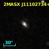2MASX J11102734+2805467