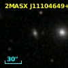 2MASX J11104649+2841338
