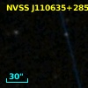 NVSS J110635+285855