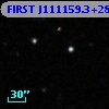 FIRST J111159.3+285020