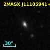 2MASX J11105941+2844424