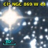 Cl* NGC  869      W      44
