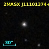 2MASX J11101374+2820091