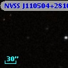 NVSS J110504+281646