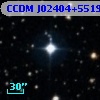 CCDM J02404+5519AB