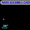 NVSS J111002+242845