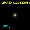 2MASX J11053308+2129412
