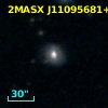 2MASX J11095681+1327290