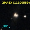 2MASX J11100559+0328359