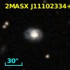 2MASX J11102334+0500196