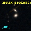 2MASX J11062652+0251557