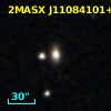 2MASX J11084101+0325115