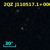 2QZ J110517.1+000805