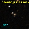 2MASX J11111201+0044108