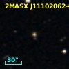 2MASX J11102062+0017089