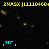 2MASX J11110468+0038427