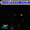 SDSS J111140.54+003953.0