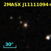 2MASX J11111094+0106168