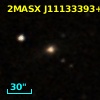 2MASX J11133393+0020150
