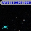 NVSS J110829+003501