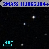 2MASS J11065104+0000033