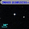 2MASS J11053231+0002368