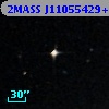 2MASS J11055429+0003457