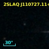 2SLAQ J110727.11+001337.1