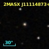 2MASX J11114873+0006407