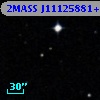 2MASS J11125881+0004041