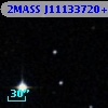 2MASS J11133720+0012233