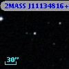 2MASS J11134816+0012576