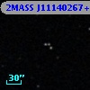 2MASS J11140267+0013341